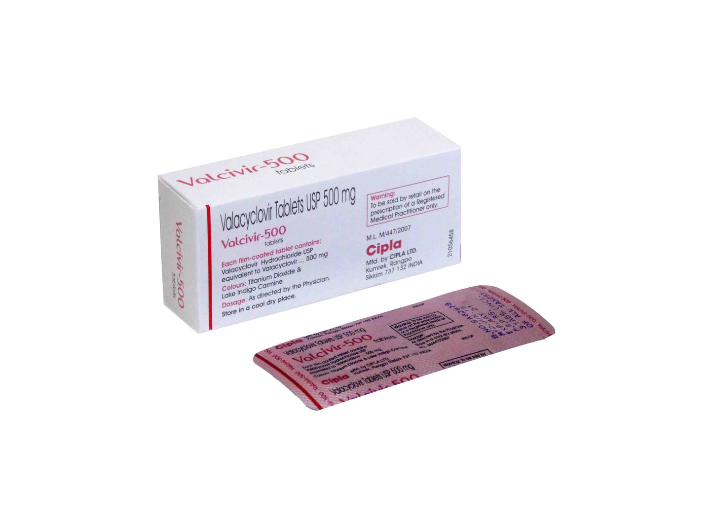 Valcivir 500mg