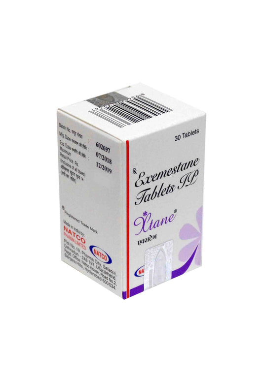 Xtane 25 mg Exemestane Generic Aromasin Tablets For Hormone Dependent Breast Cancer
