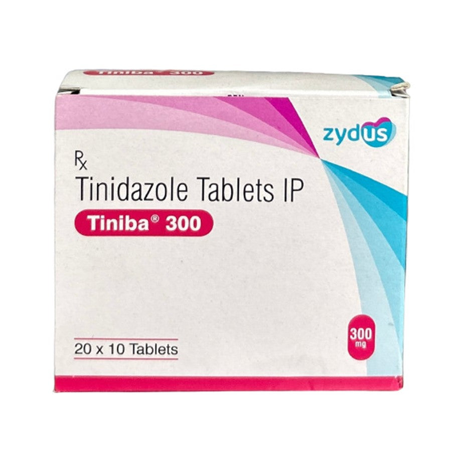 Tiniba 300 mg Tinidazole Tablets for Bacterial Vaginosis and Parasites