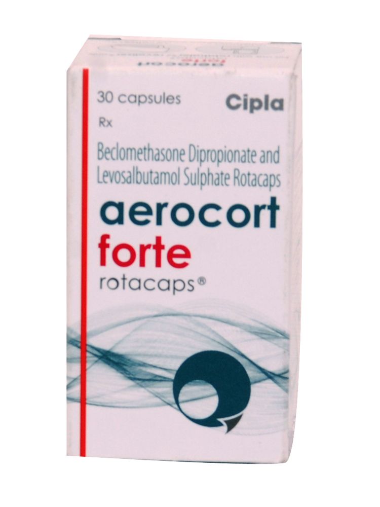Aerocort Forte Rotacaps 200/100mcg