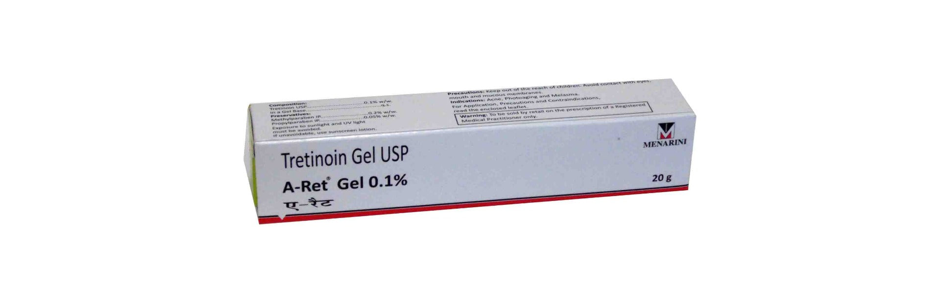 A Ret Gel 0.1% (Tretinoin gel) (20gm)