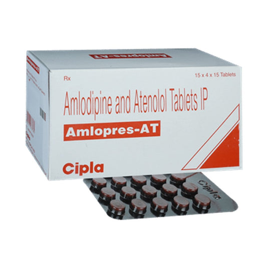 Amlopres AT 5 +50mg Amlodipine and Atenolol Tablets