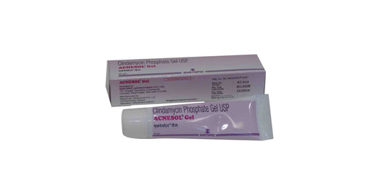 Acnesol Gel 1% 20gm Topical Antibiotic Acne Treatment Clindamycin