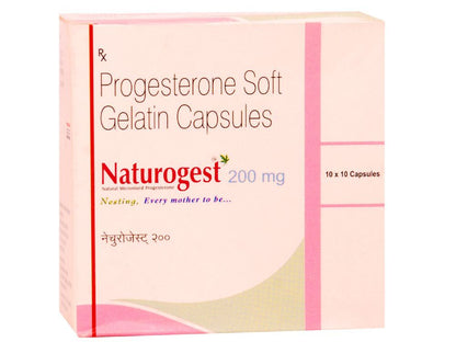 Naturogest 200mg Natural Micronized Progesterone Capsules Women's Health Support