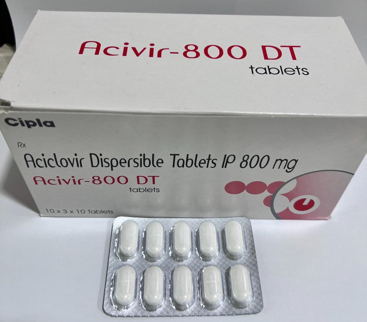 Acivir Dispersible Tablets 800mg