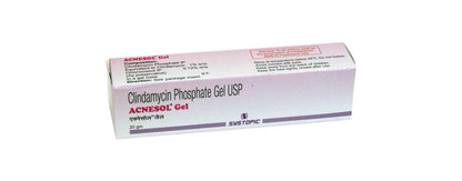Acnesol Gel 1% 20gm Topical Antibiotic Acne Treatment Clindamycin