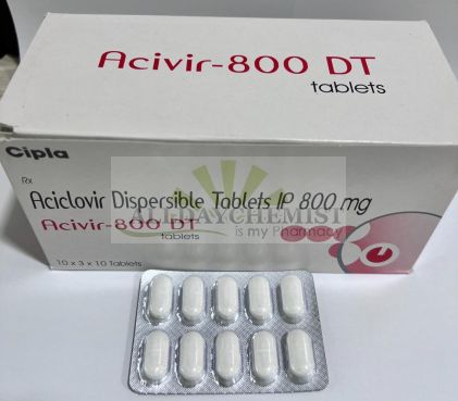 Acivir Dispersible Tablets 800mg