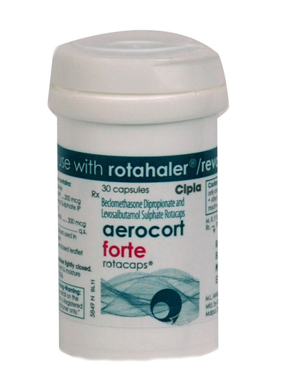 Aerocort Forte Rotacaps 200/100mcg